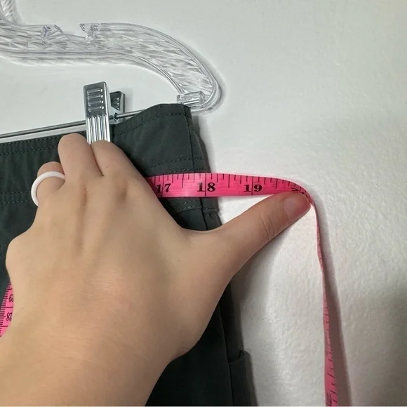 Prana green belted hiking athletic pants large - Picture 9 of 11